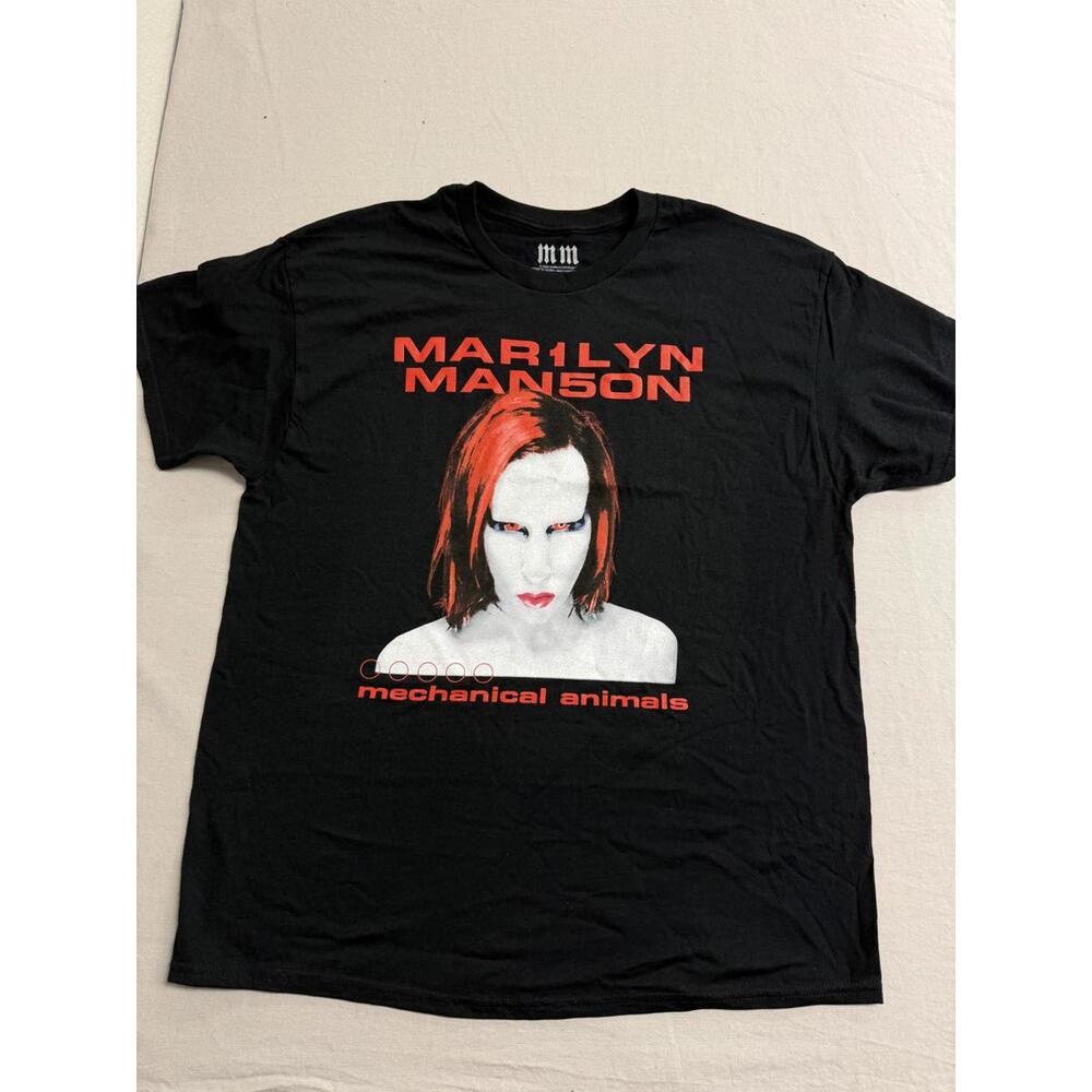 Marilyn Manson T-shirt Mechanical Animals Album Cover Tee XL